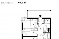 Mieszkanie M3 – F13-21 – IV – 61,1 m2